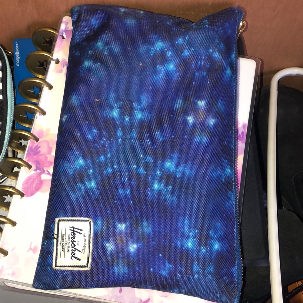 Hand bag for items galaxy color
